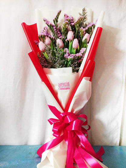 Tulips -  Pink Pastel - Pre order