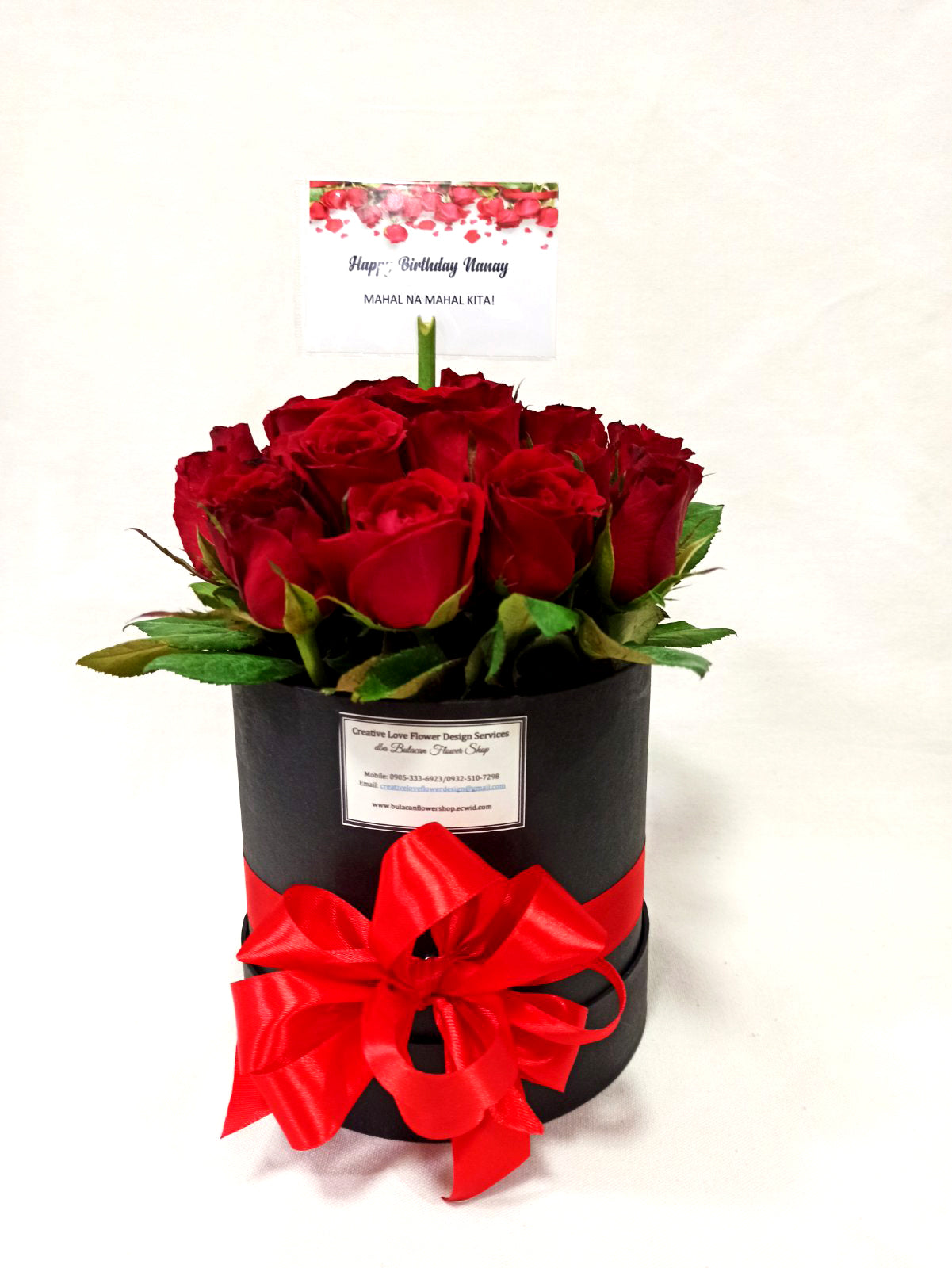 Box of Blooms - Red Glamour
