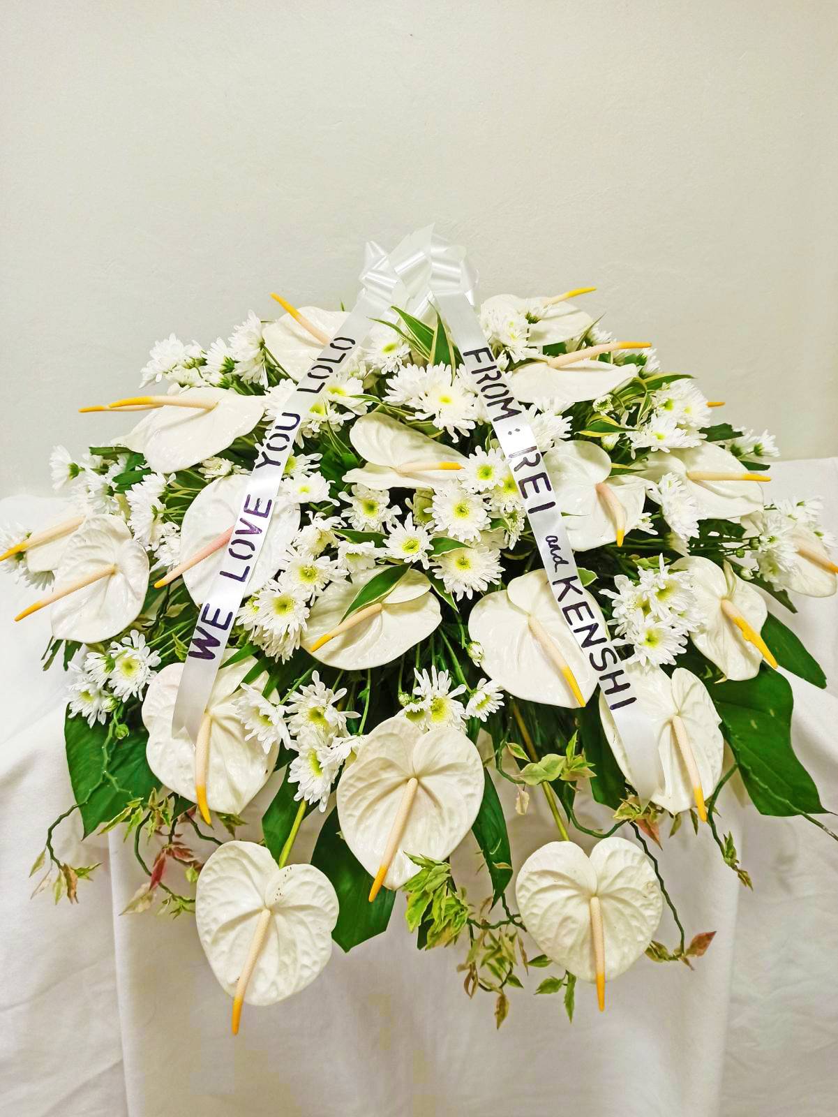 FB - Top coffin - Anthurium of purity