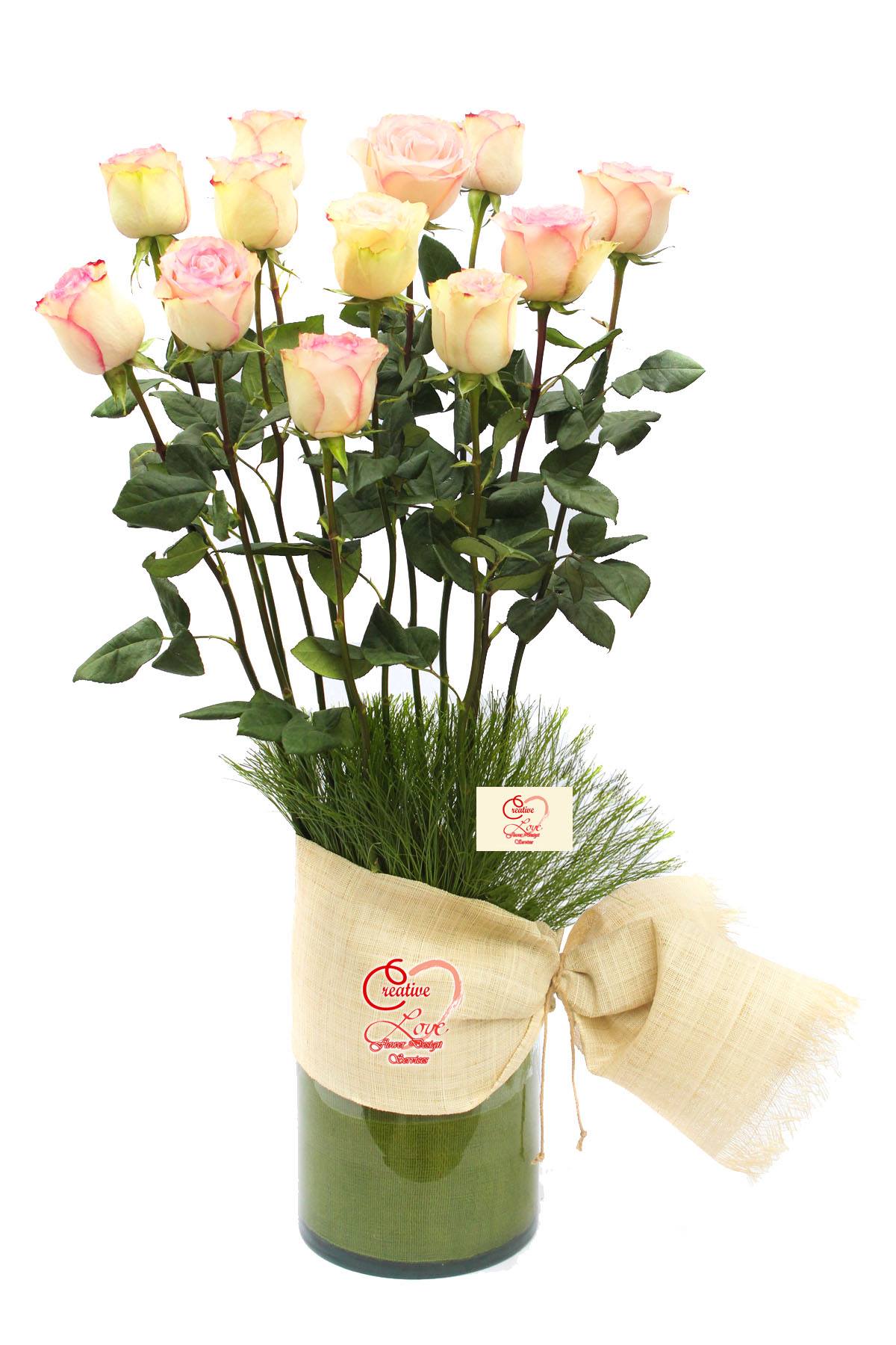 Vase - Imported Rose