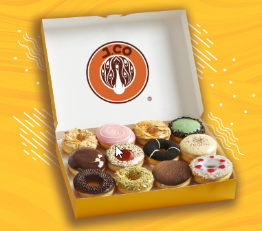 Jco donut - 1 dozen (no choosing of flavor)