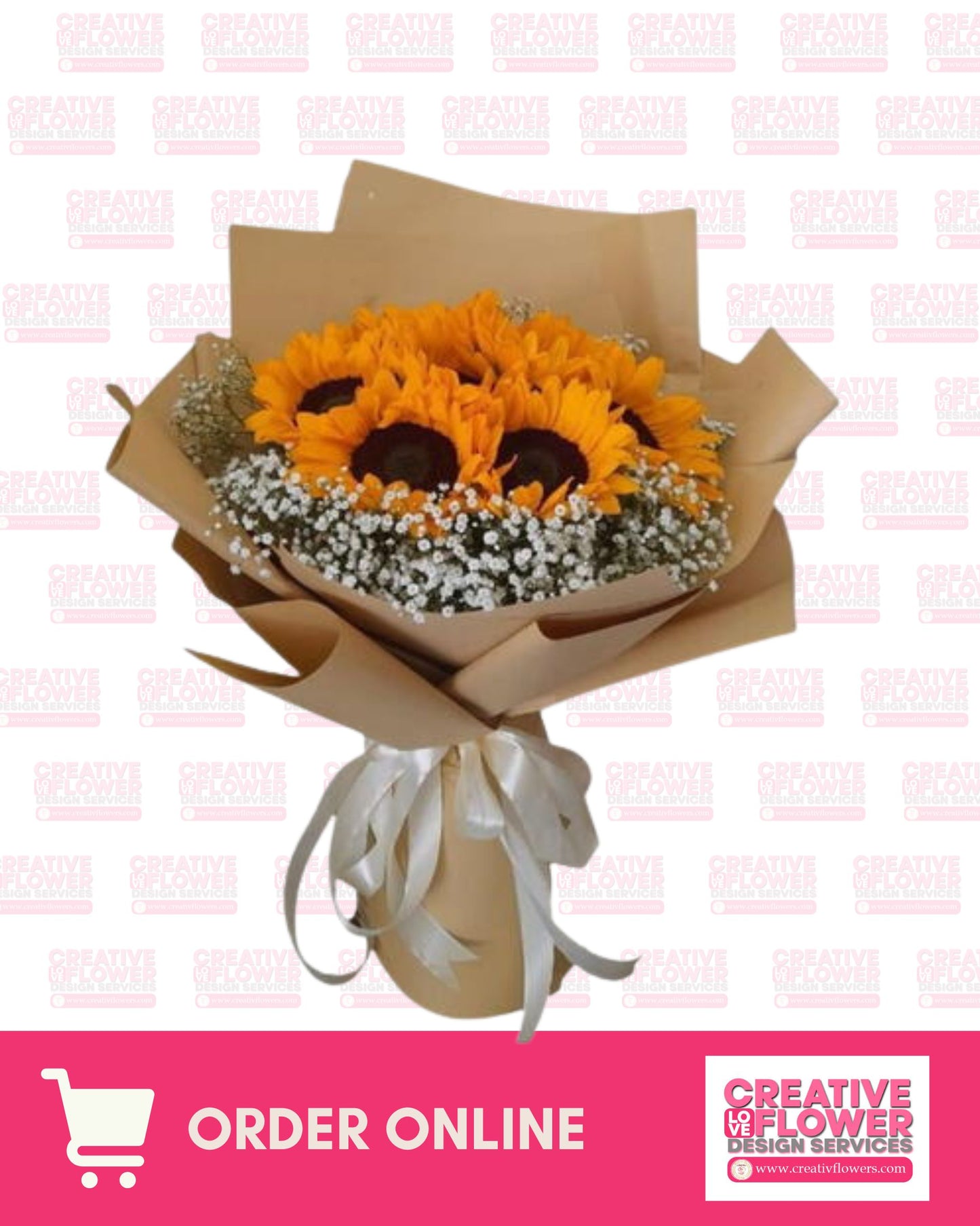 SUNFLOWER - WAY OF HAPPINESS (8stems)