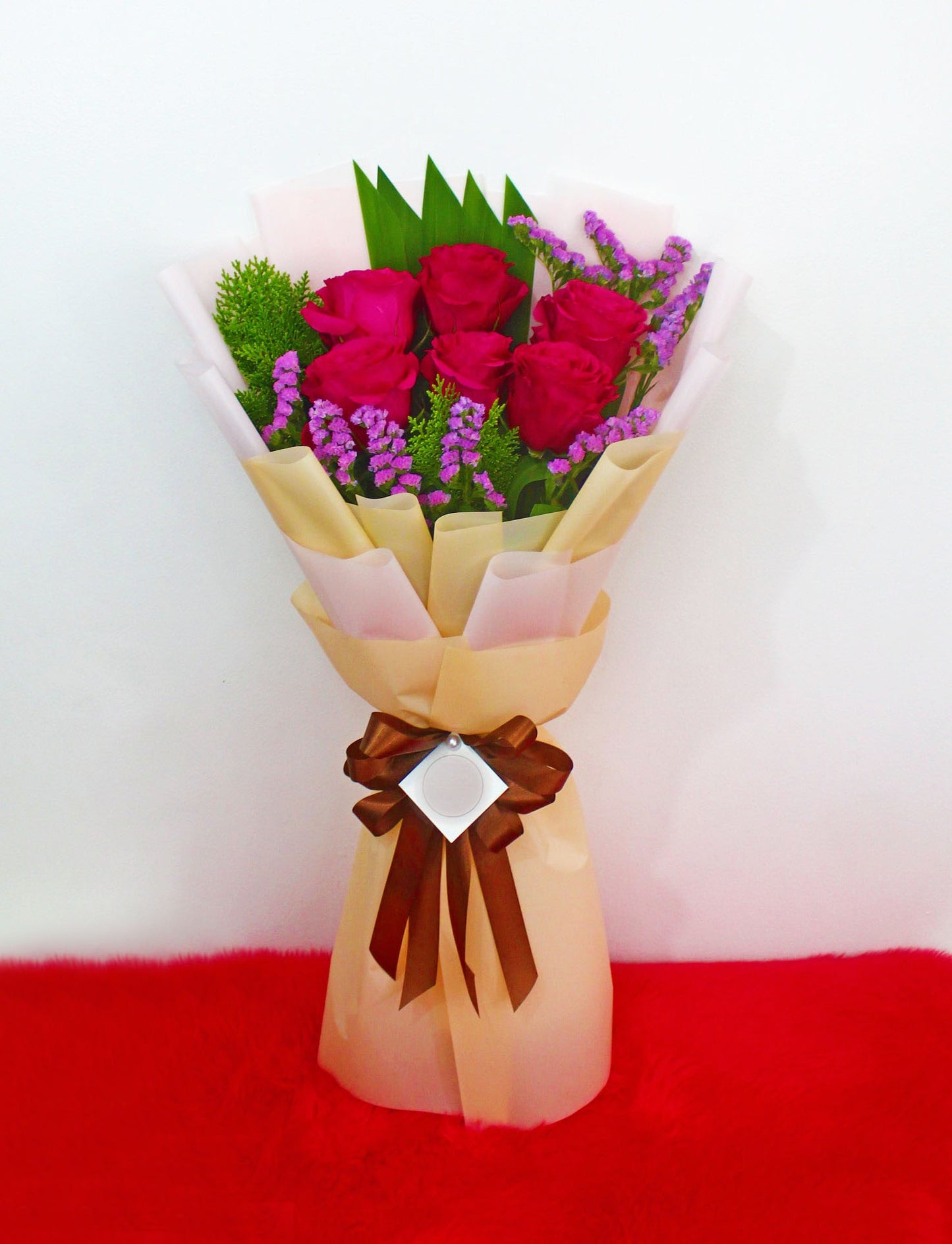 6 Imported Fine Rose Bouquet