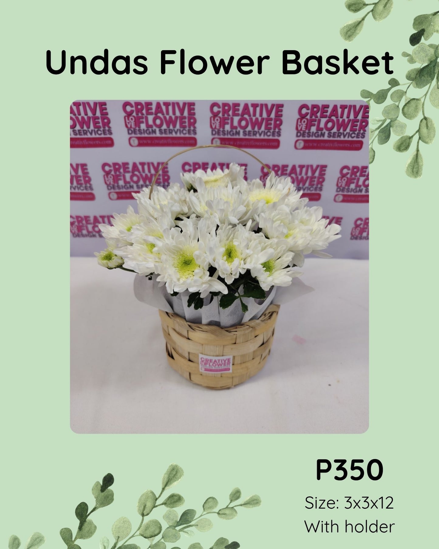 Undas - Flowers basket minis