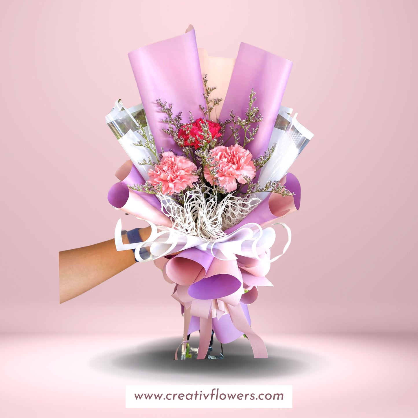 3 STEMS Carnation Misty You