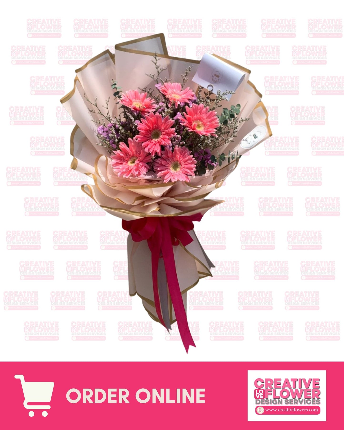 Daisy - Bright Blush Elegance Bouquet