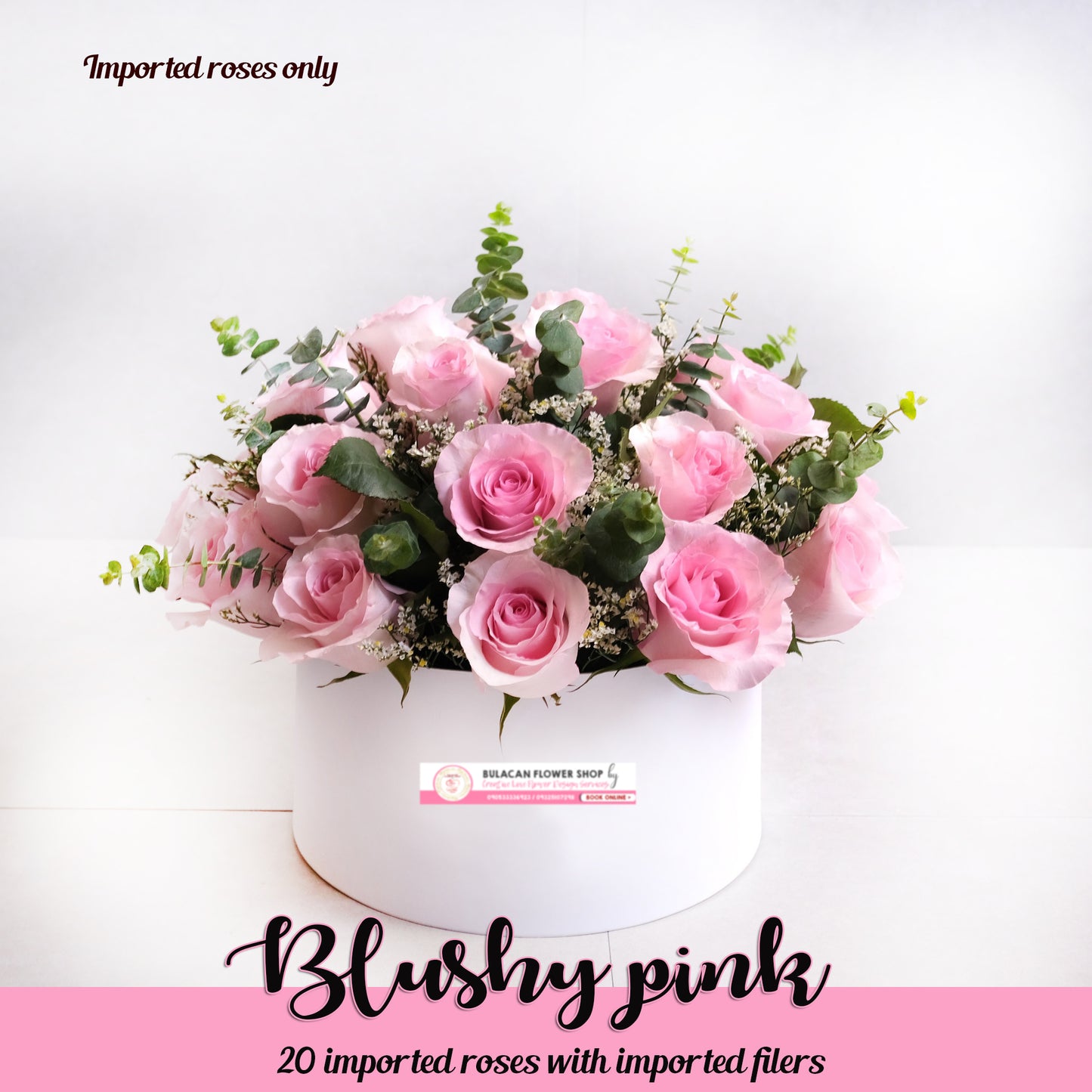 Box of Blooms - Blush on Pink