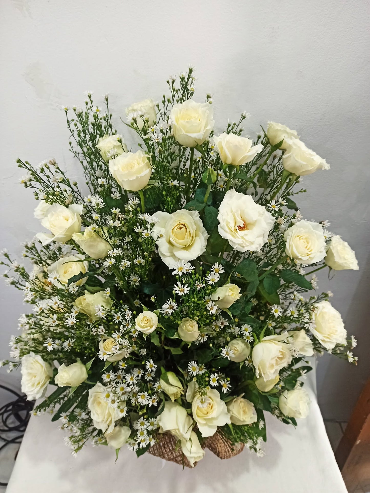 Mini Basket of Roses