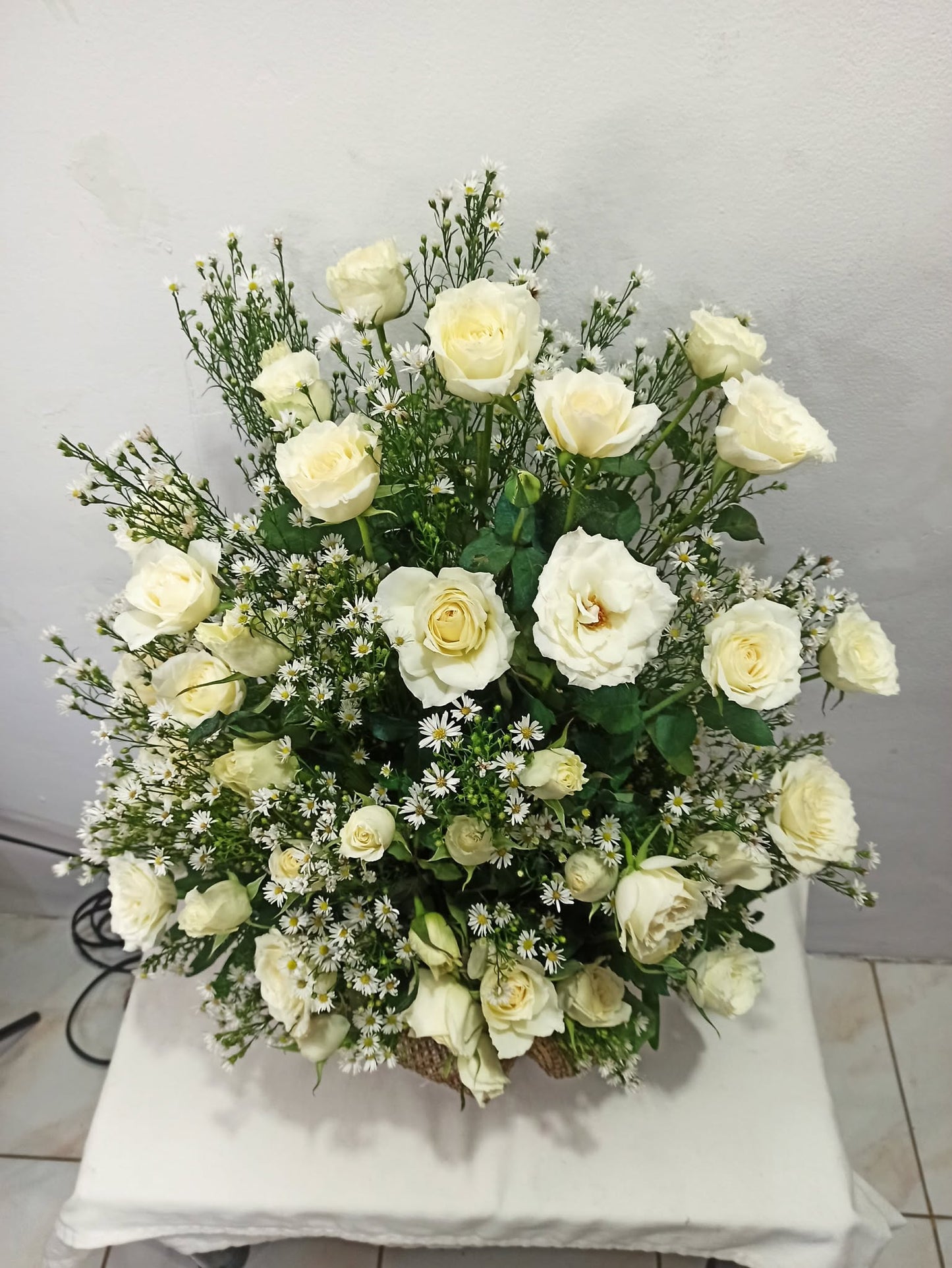 Mini Basket of Roses