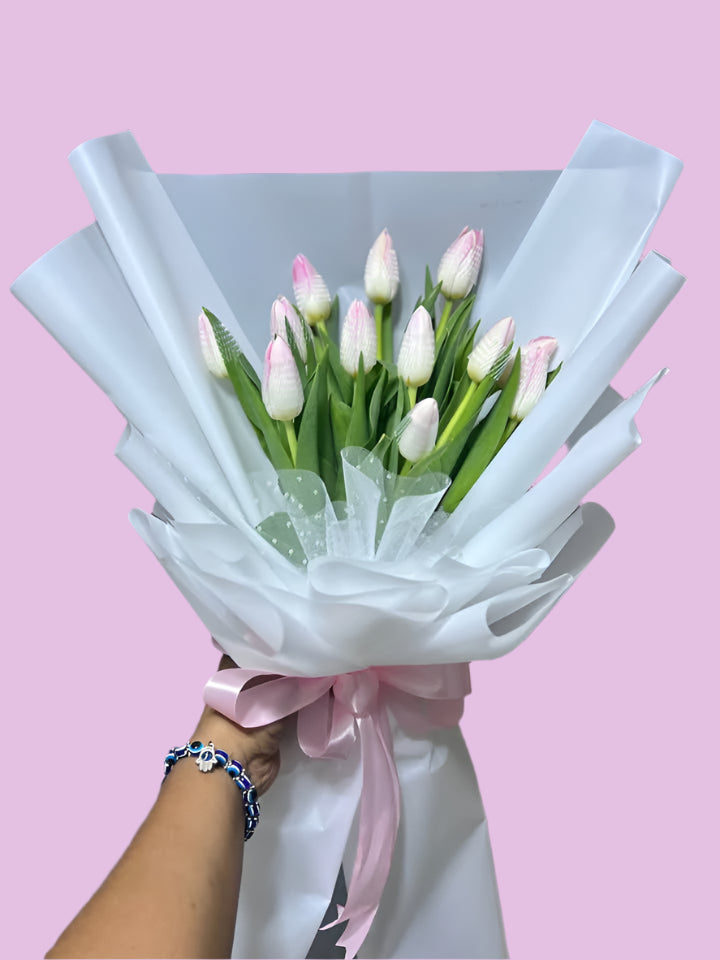 Tulips - Light pink royalty