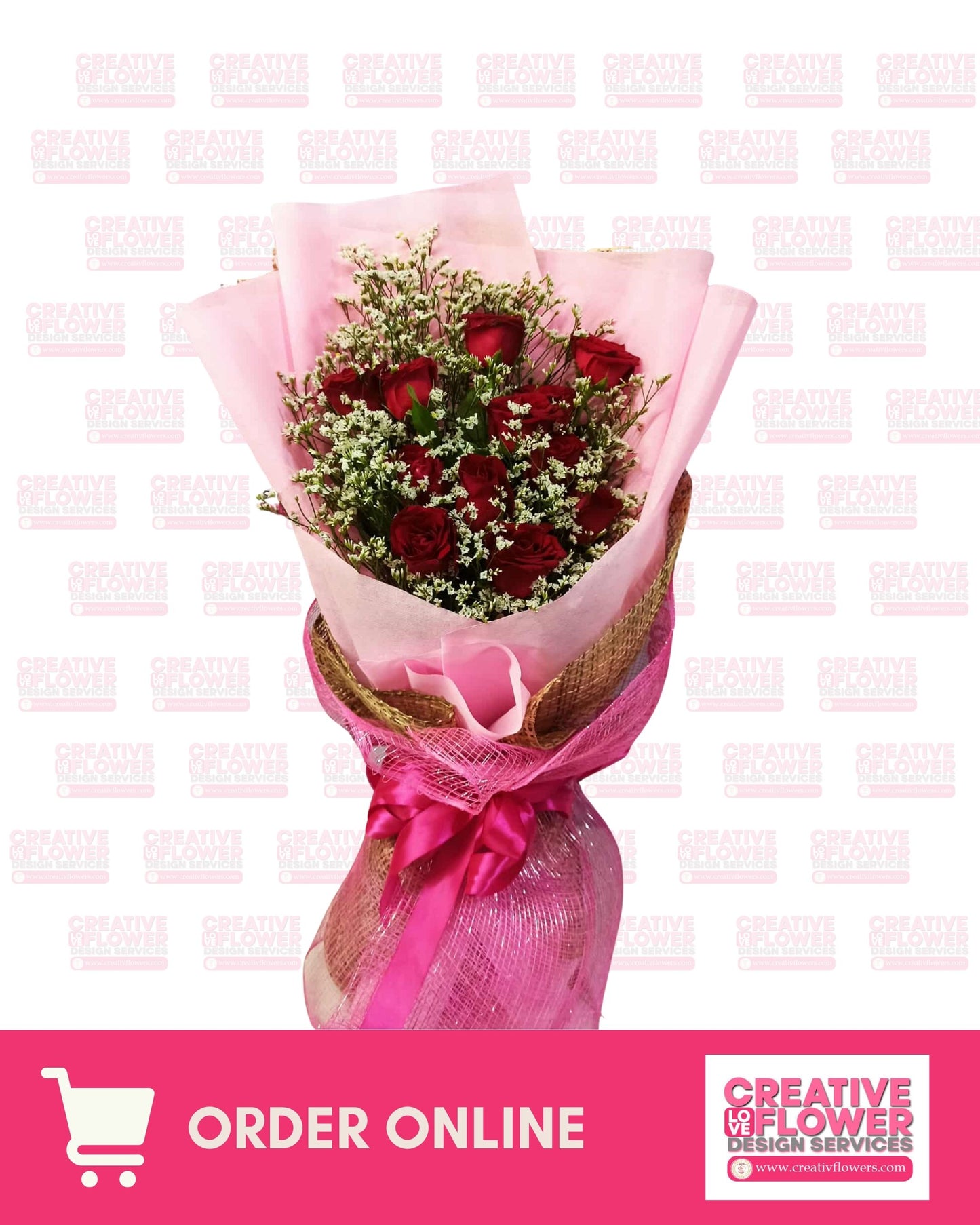 1 dozen - Red in pink Sweetness