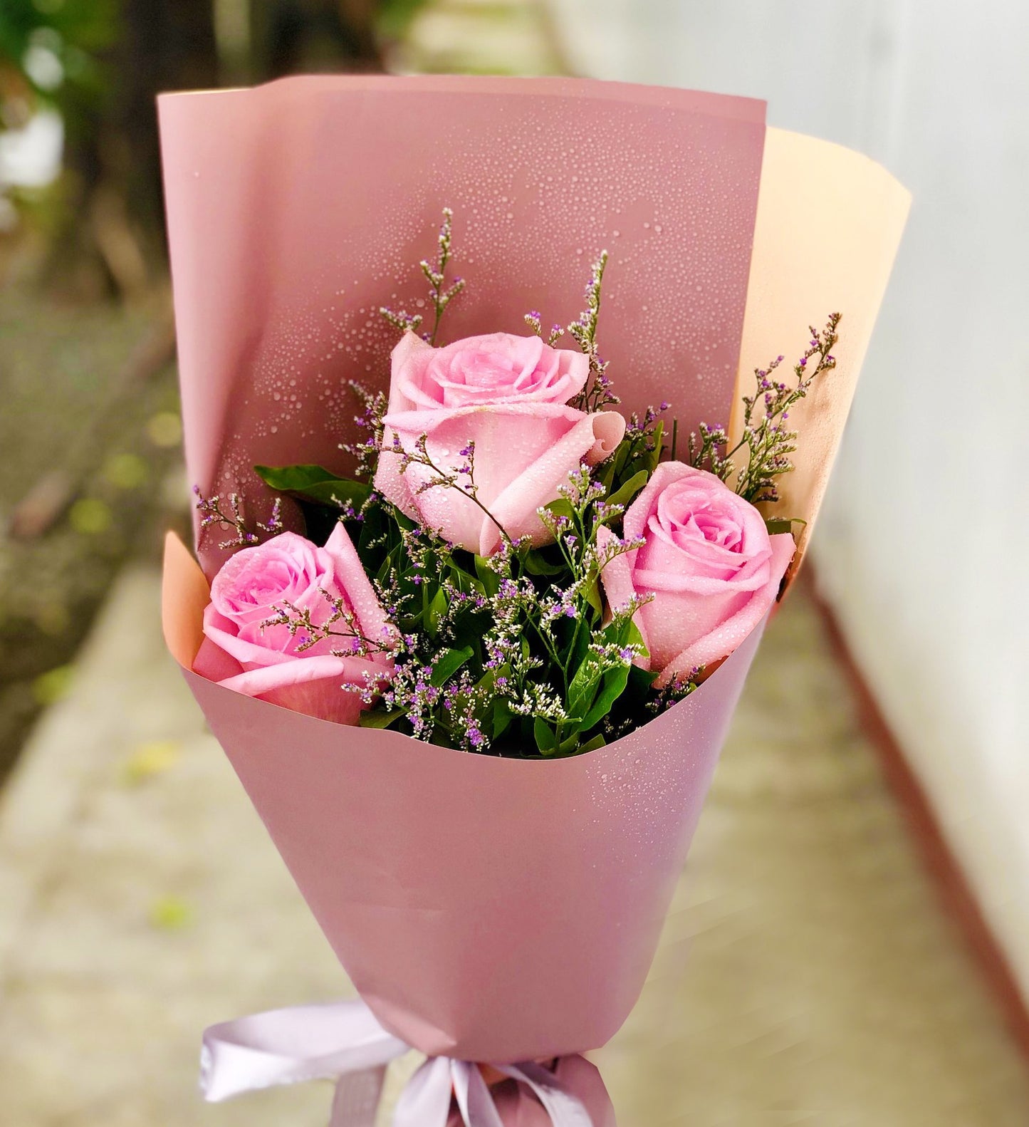 3 Stems IMPORTED rose (pre order)