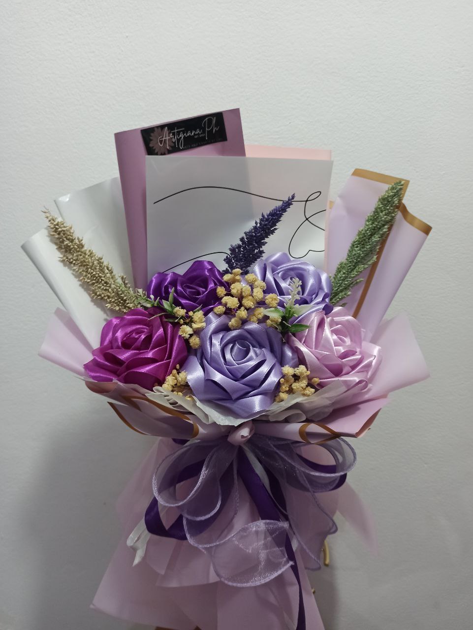 Handmade - Satin Purple Love