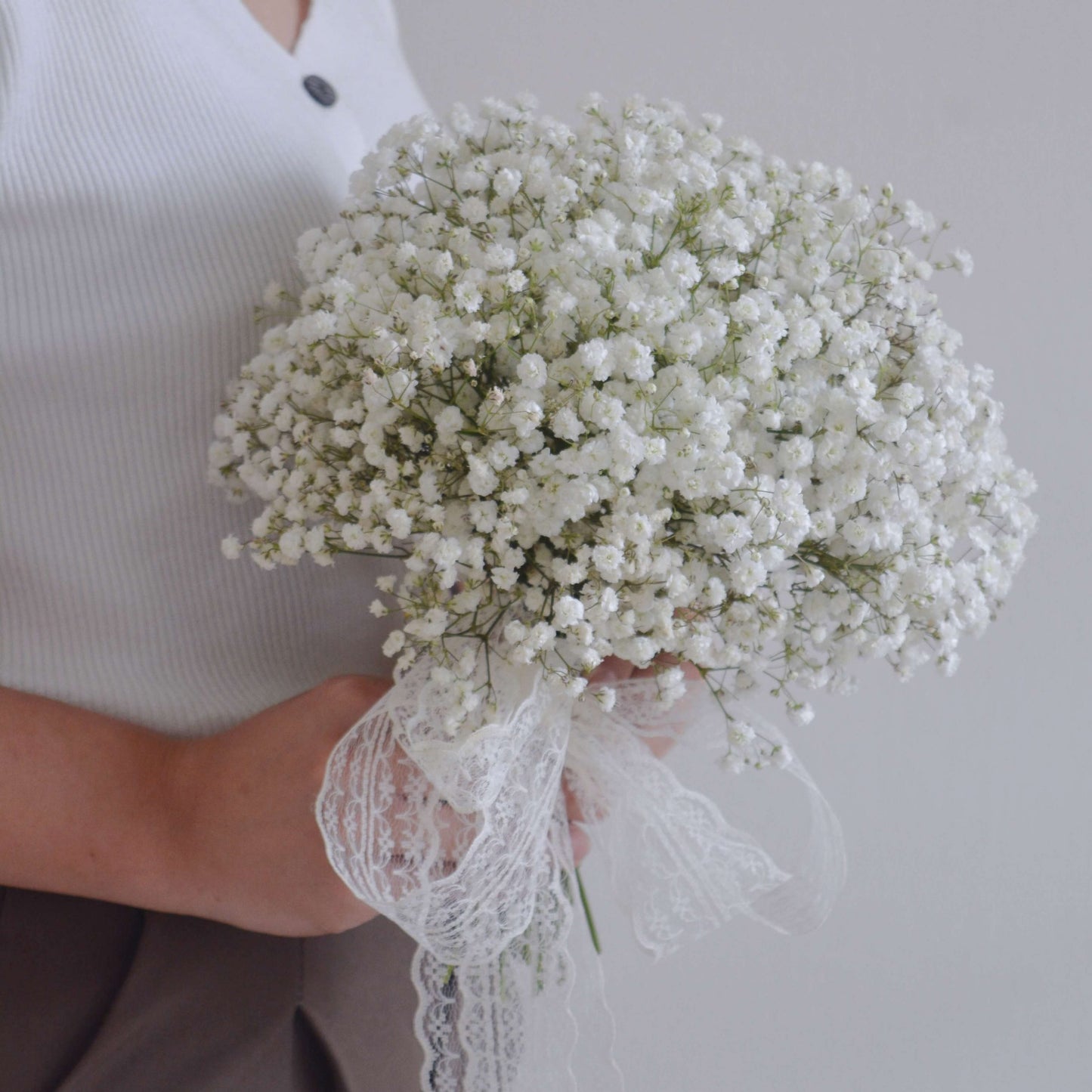 Babys Breath Bridal bouquet