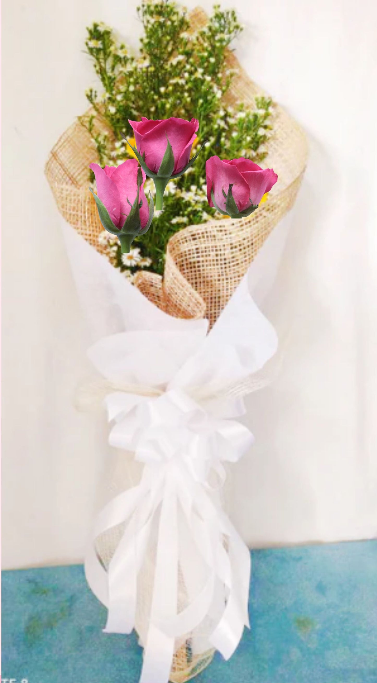 3 Stems Warm Yellow or Pink?