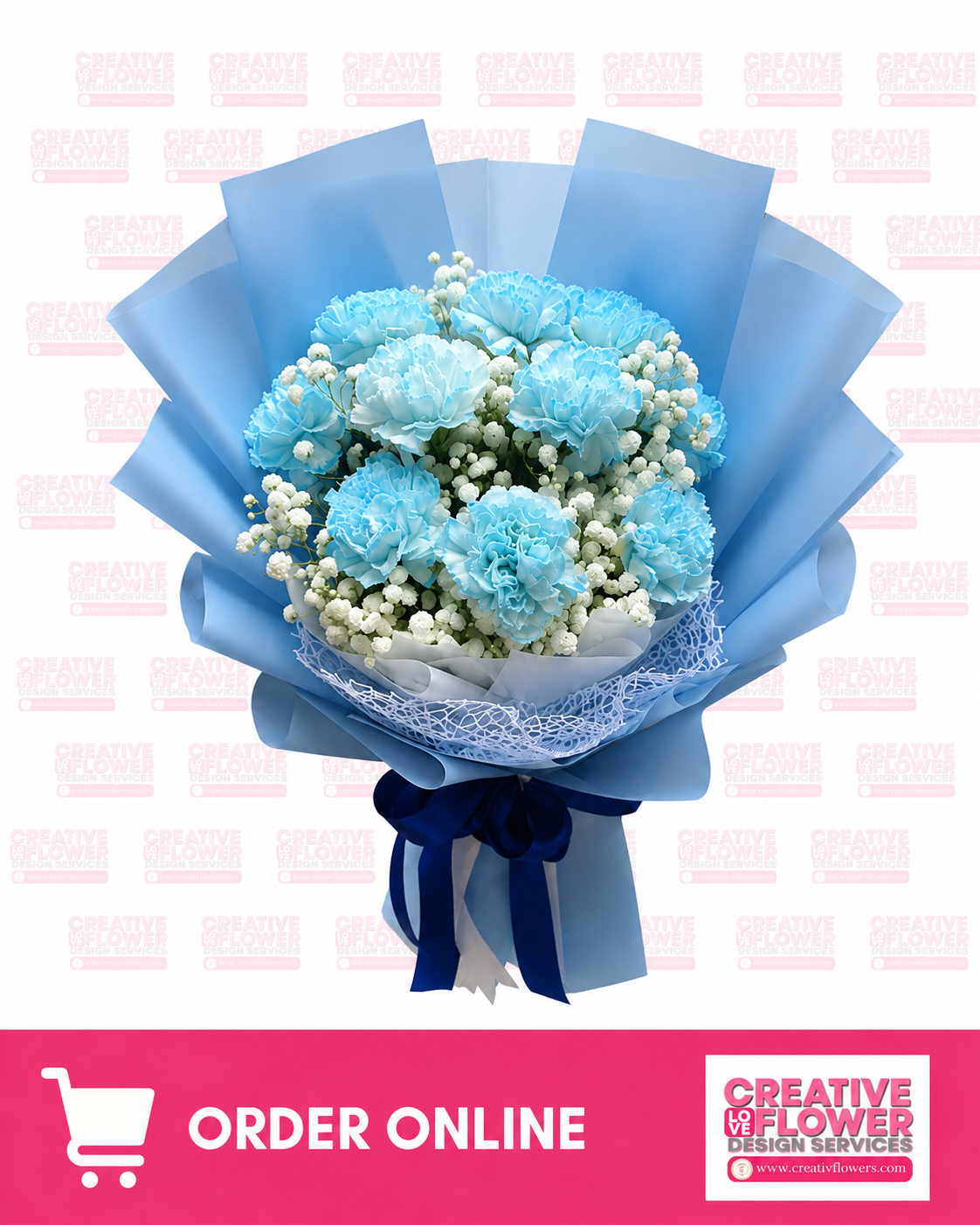 Carnation - Blue and Misty you