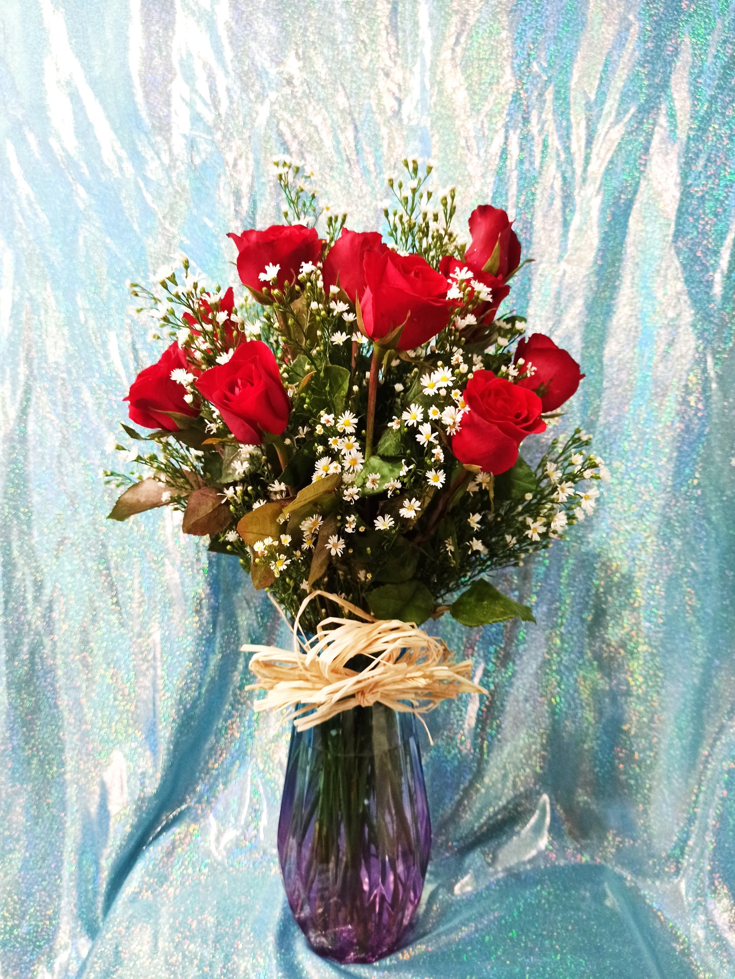Vase - Red and Splash