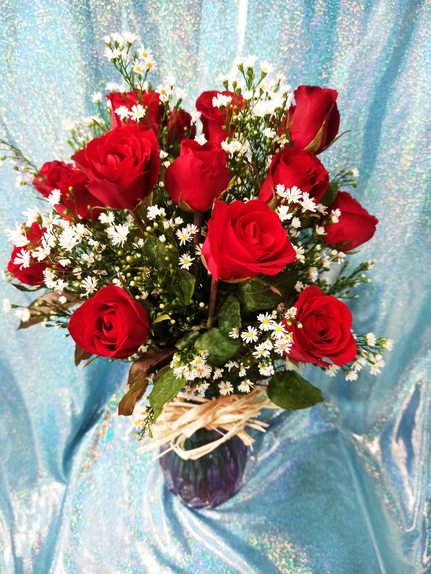 Vase - Red and Splash