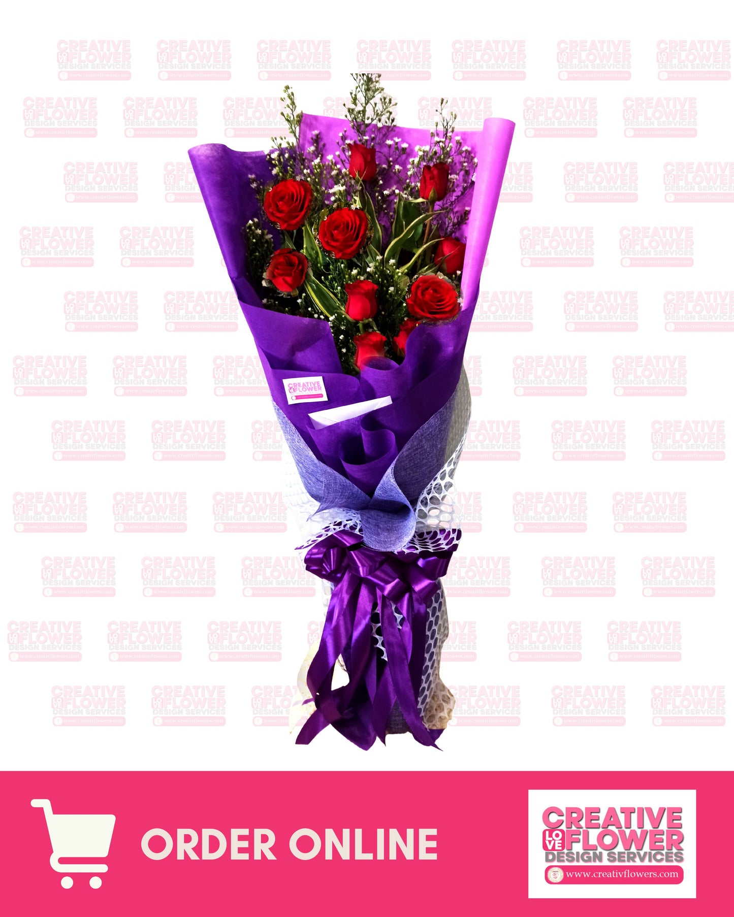 1 dozen - Purple and Benevolent