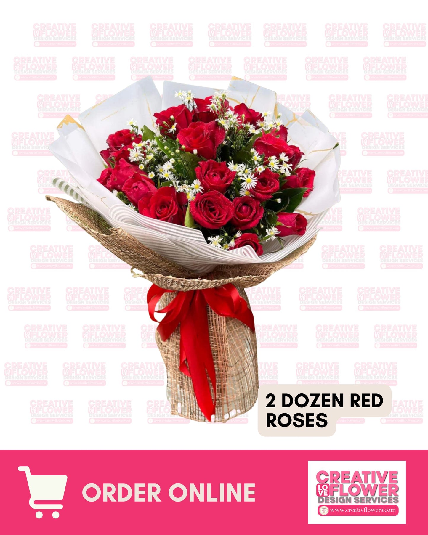 2 dozen - Crimsom Kiss