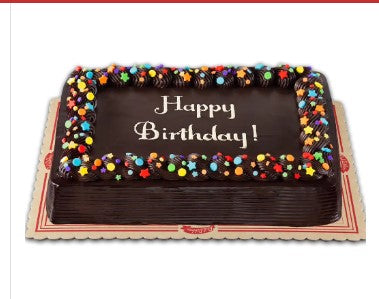 Chocolate Dedication Cake - Regular Size