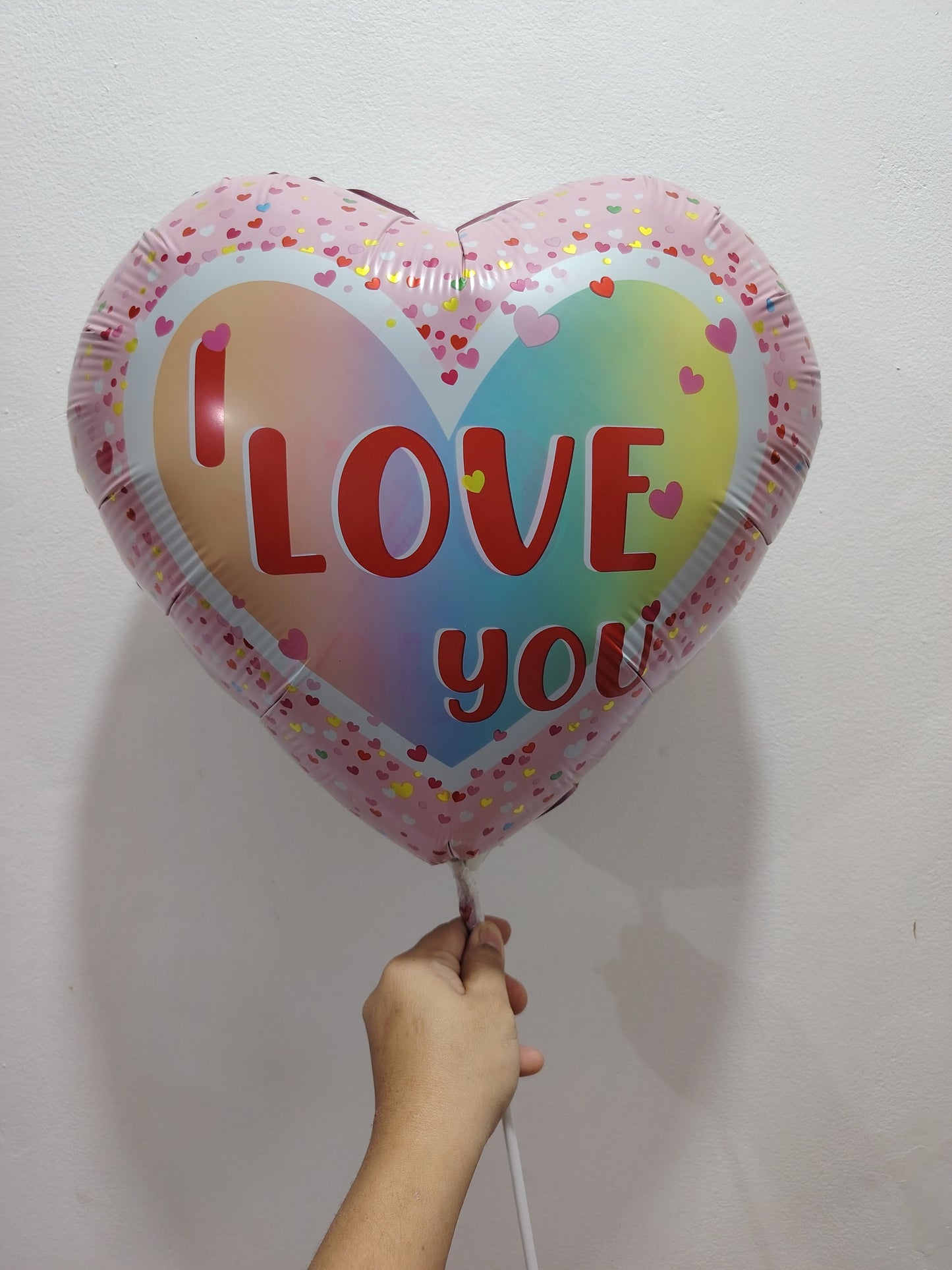 I Love You Pink - Foil Balloob