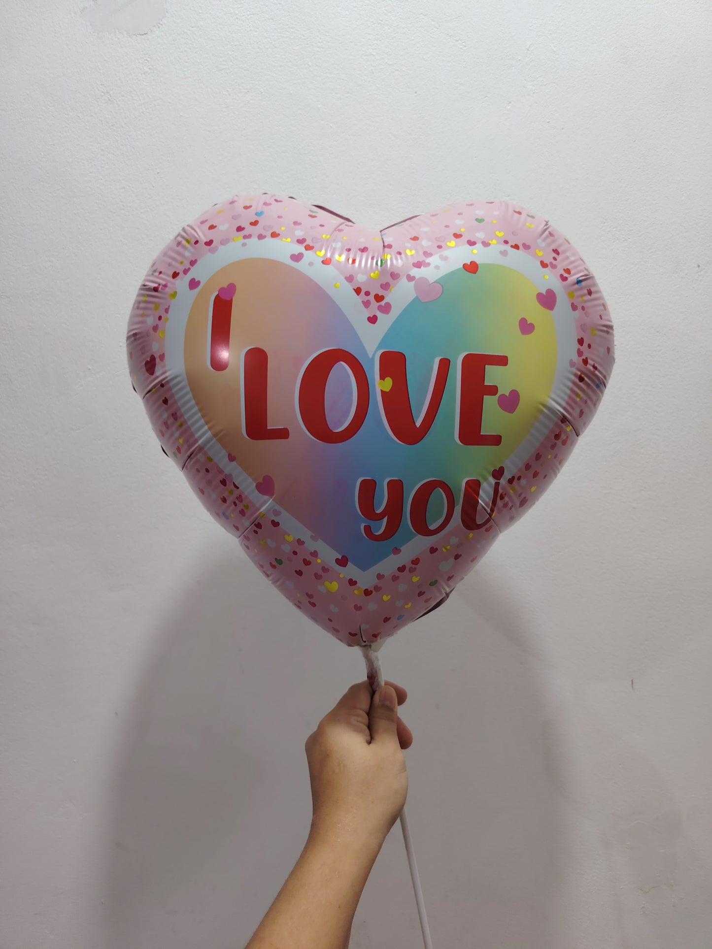 I Love You Pink - Foil Balloob