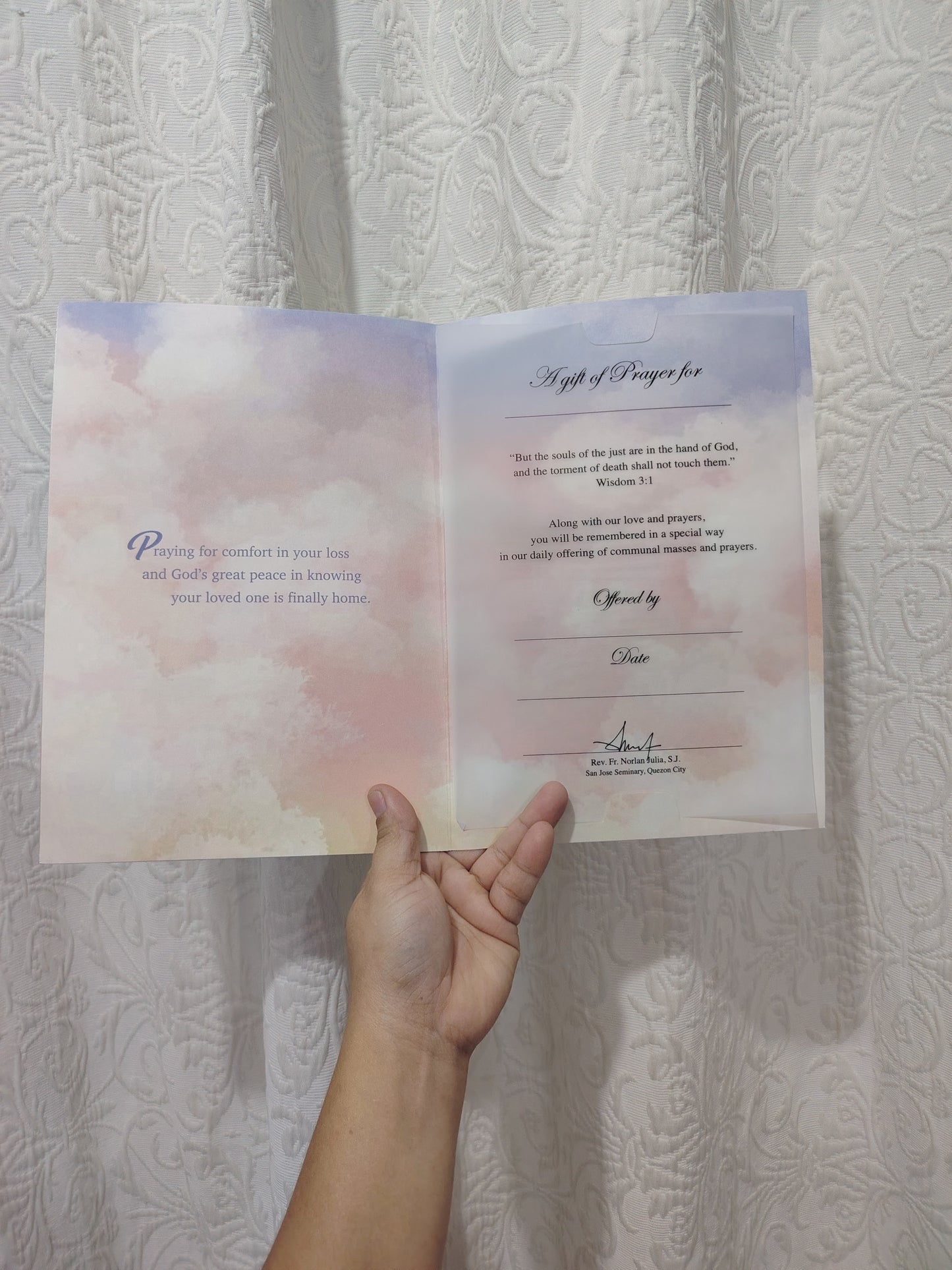 Mass card - Pink Memoirs (big)