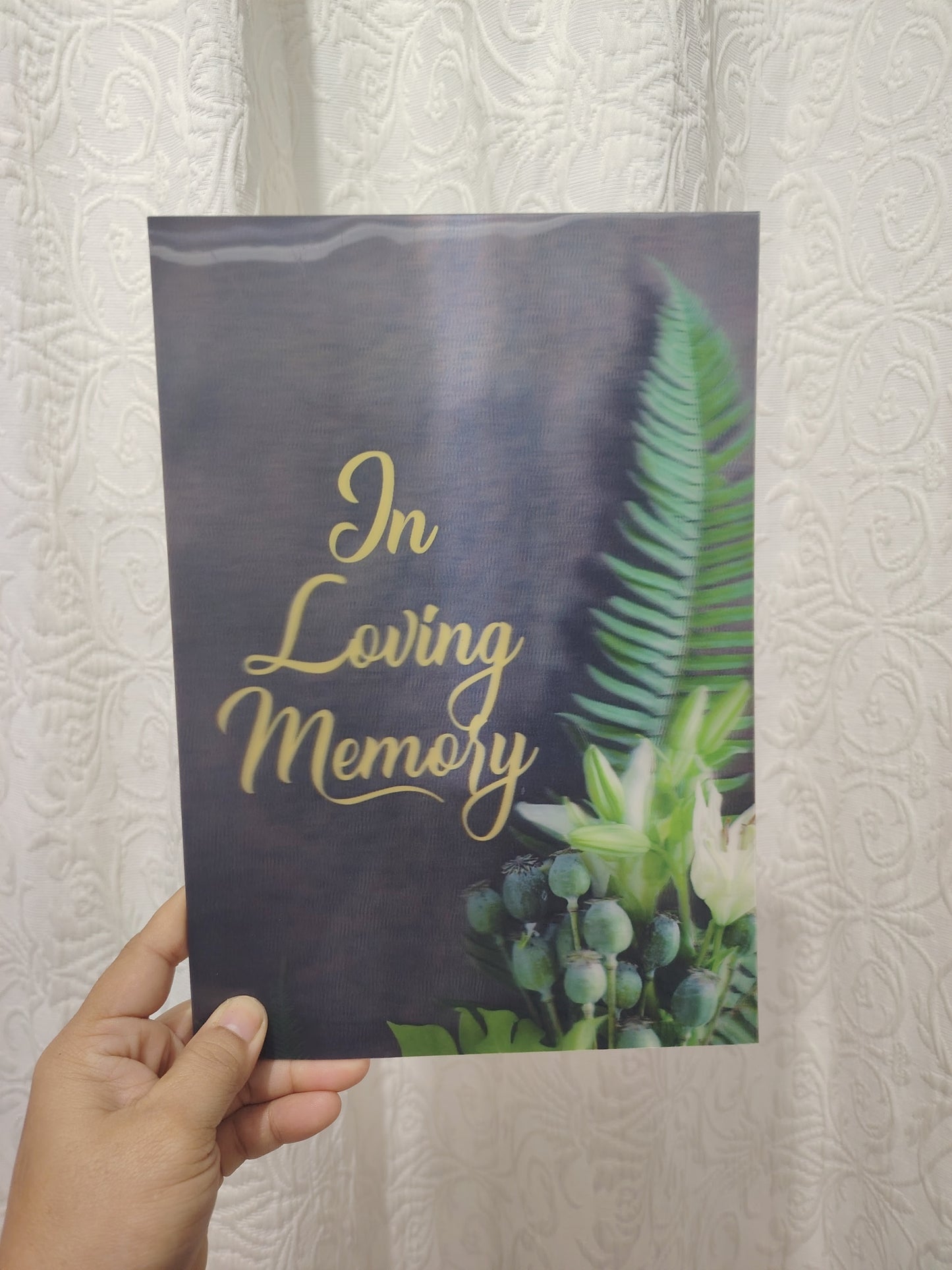 Mass card - Remembrance (big)