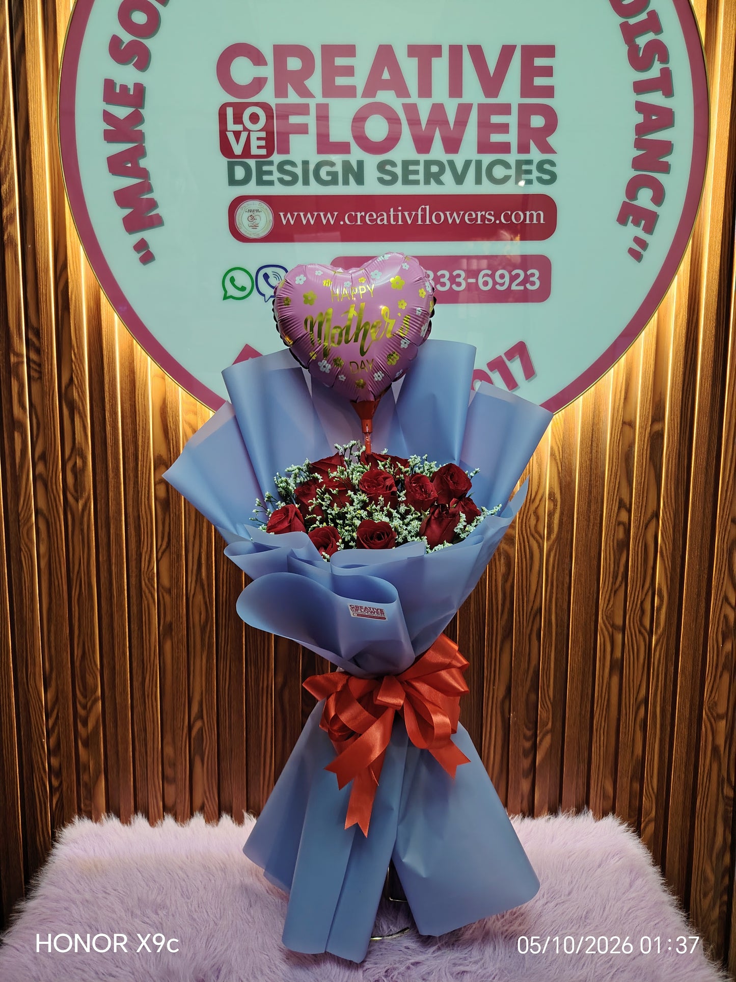 1 dozen - Red Roses - purple love yours