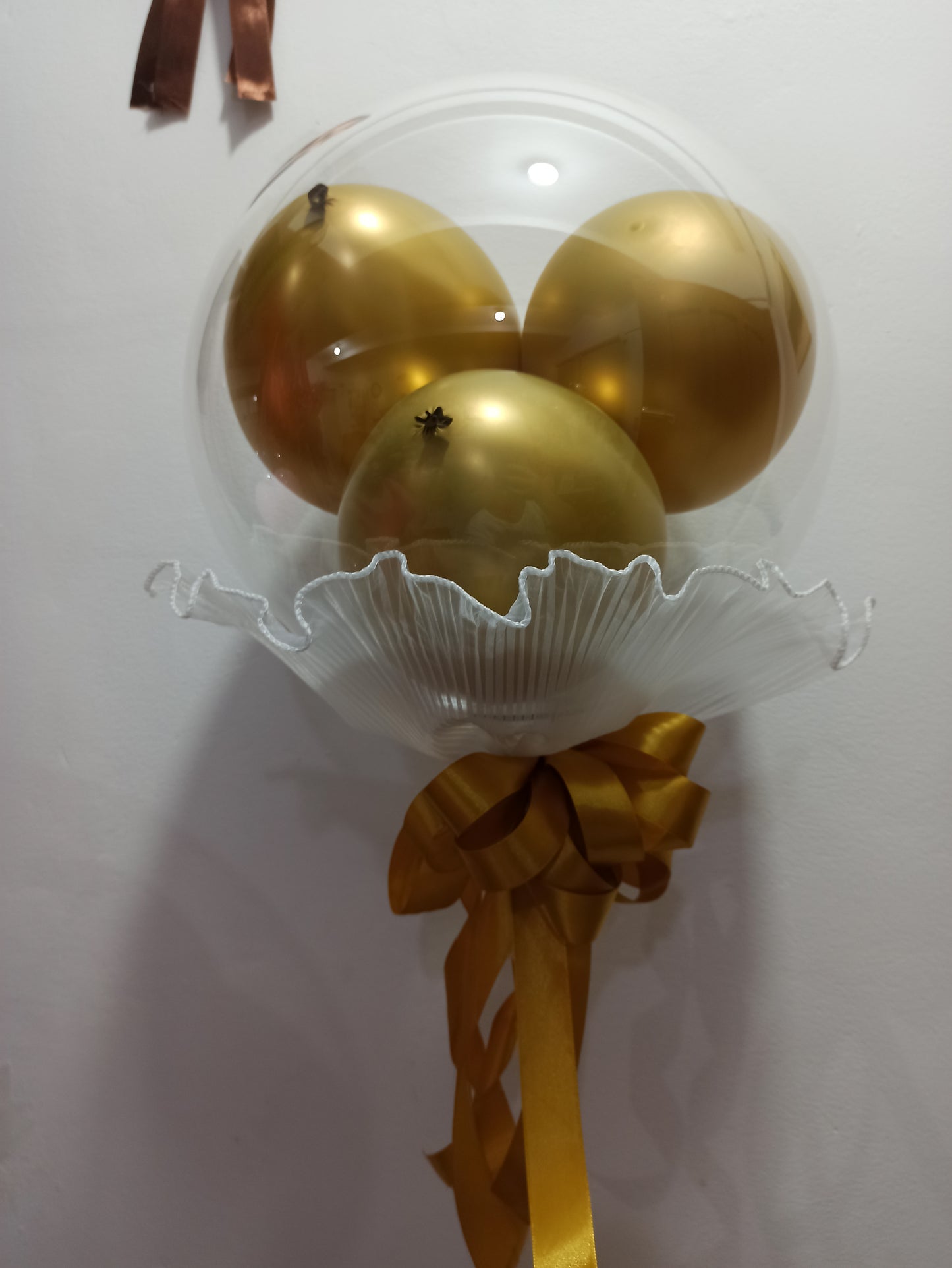 Gold Bobo Balloon