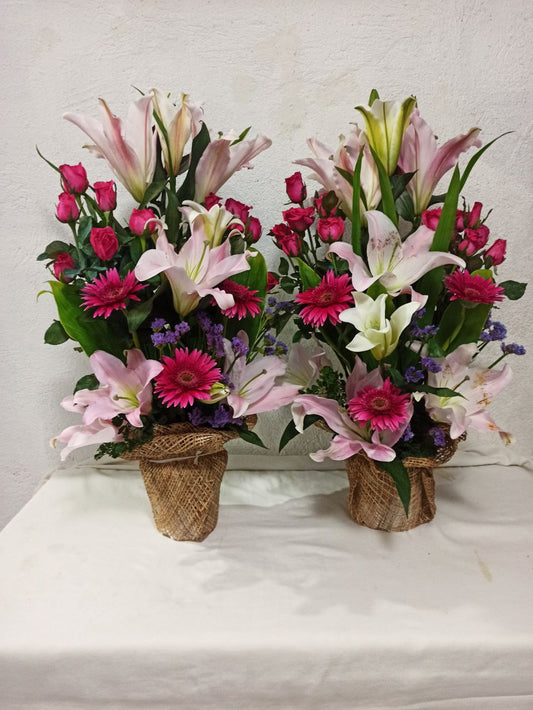 PINK Basket of Bloomness