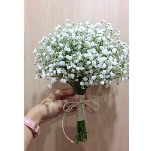 Babys Breath Bridal bouquet