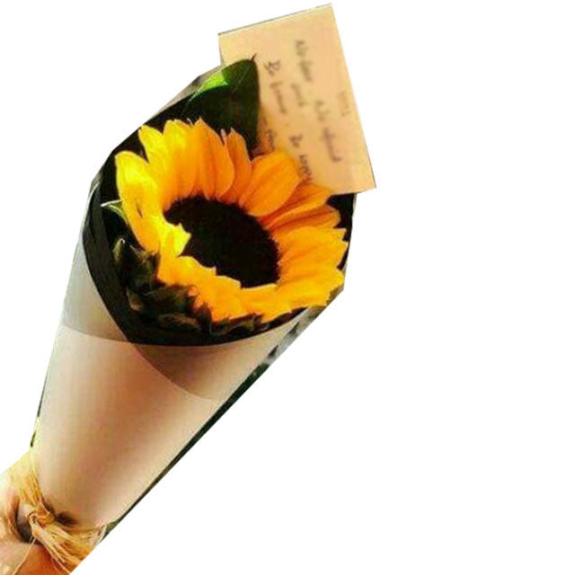 Single sunflower no fillers
