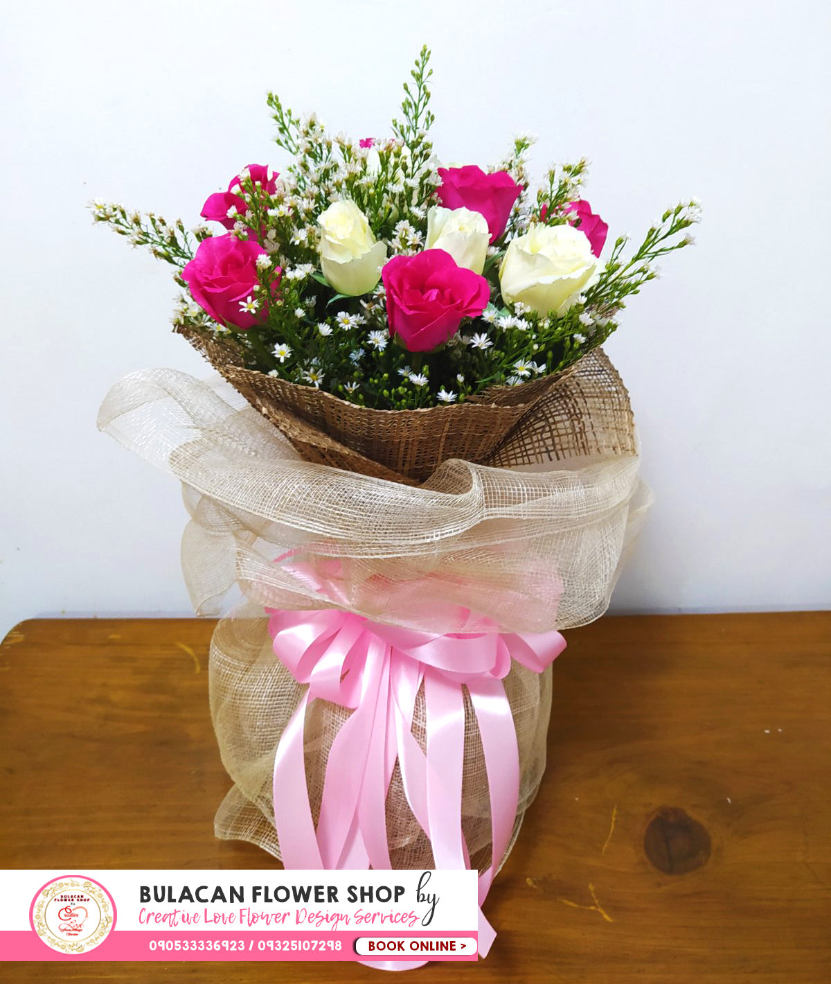 1 dozen - Fairy Mix 2(white & pink)