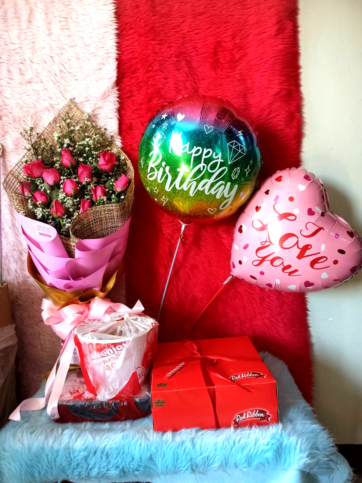Birthday / Anniversary - Bida and Saya - Pink