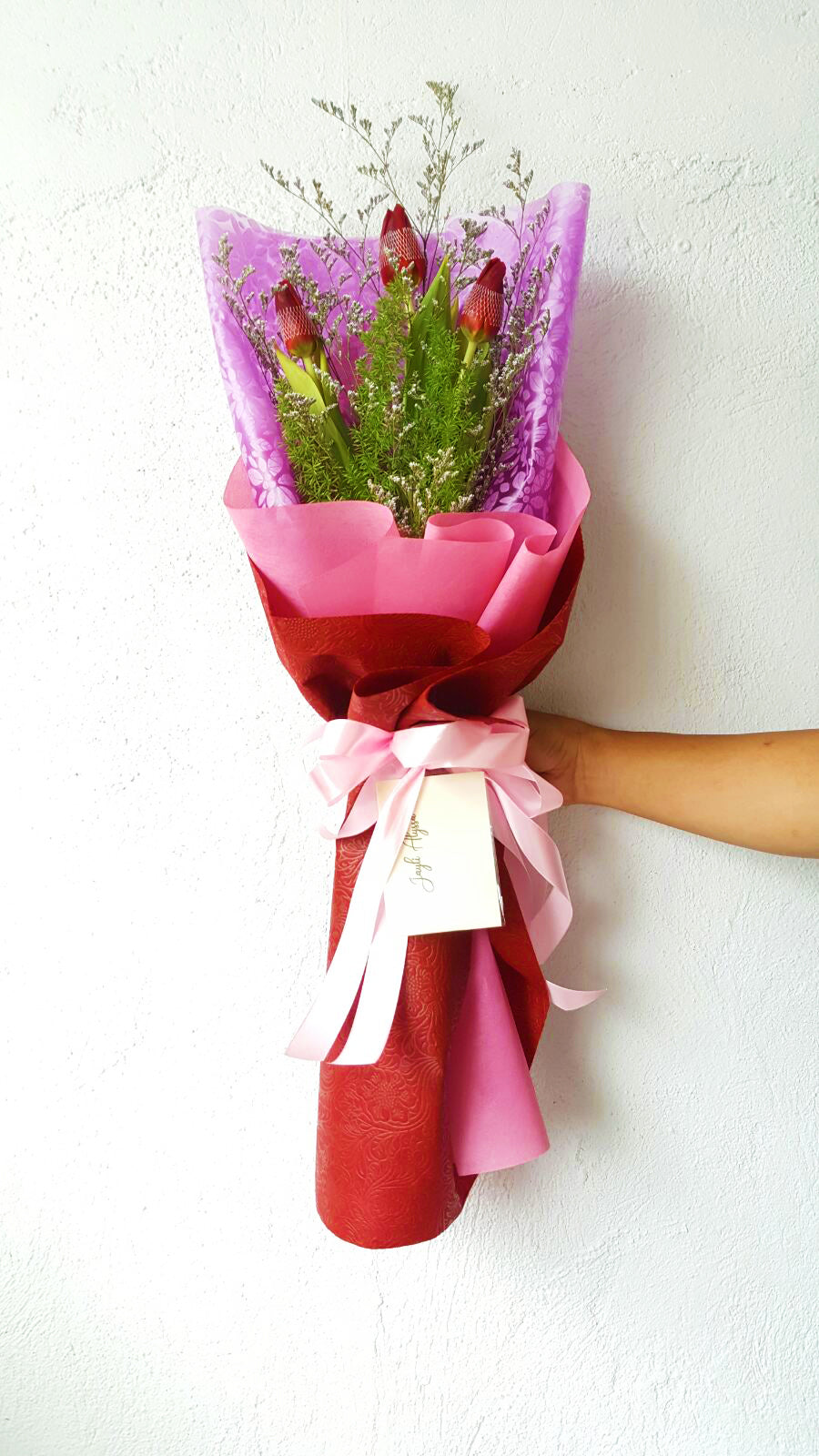 Tulips - I-L-Y 3 RED