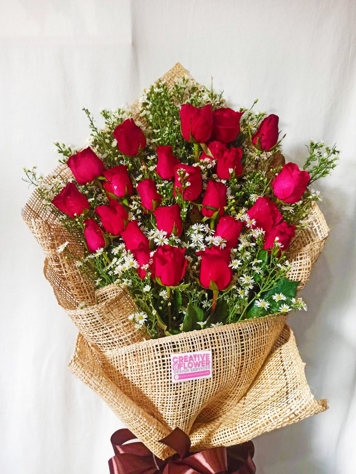 Val - 2 dozen Natural Burlap