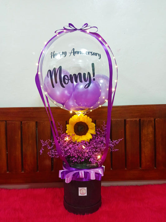HOT AIR - Purple Box of Blooms