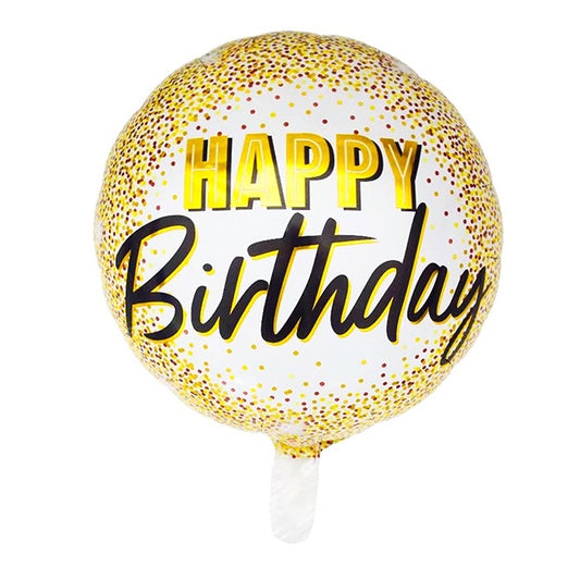 Baloon - Happy Birthday Gold Foil Balloon