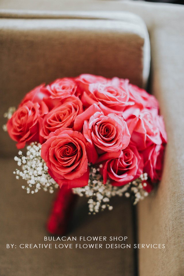Imported Red Ecuadorian Roses - Bridal Bouquet