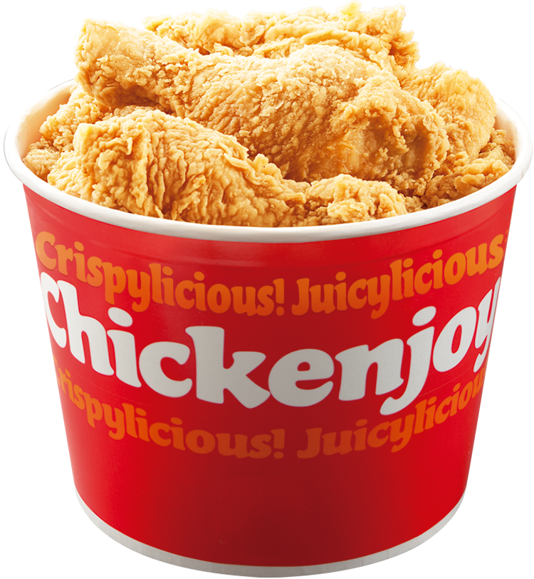JOLLIBBEE CHICKEN JOY BUCKET OF FRIED CHICKEN