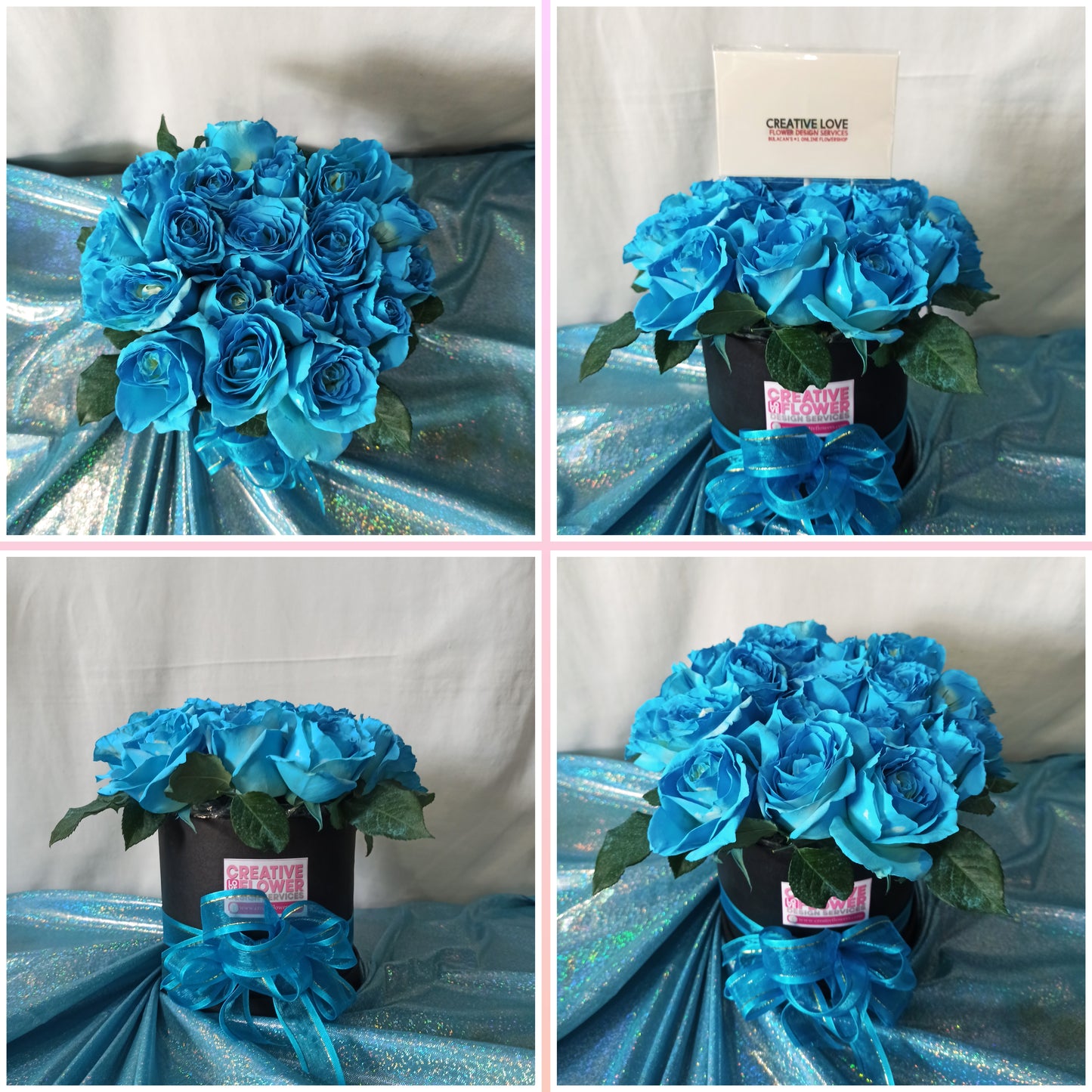 Box of Blooms - Blue glamour