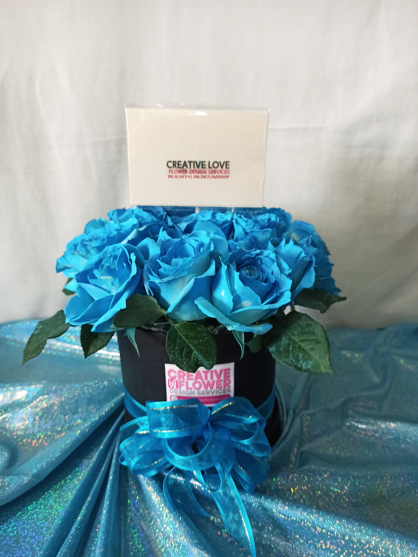 Box of Blooms - Blue glamour