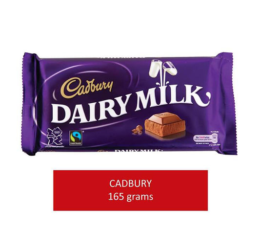 Chocolate - Cadburry Dairy Milk 165 g