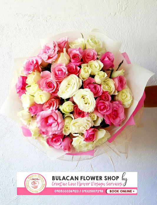 Giant  - 3 dozen sweet in pink - Fairy bouquet
