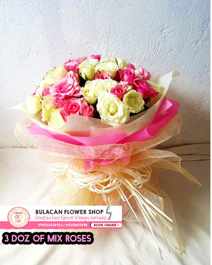 Giant  - 3 dozen sweet in pink - Fairy bouquet