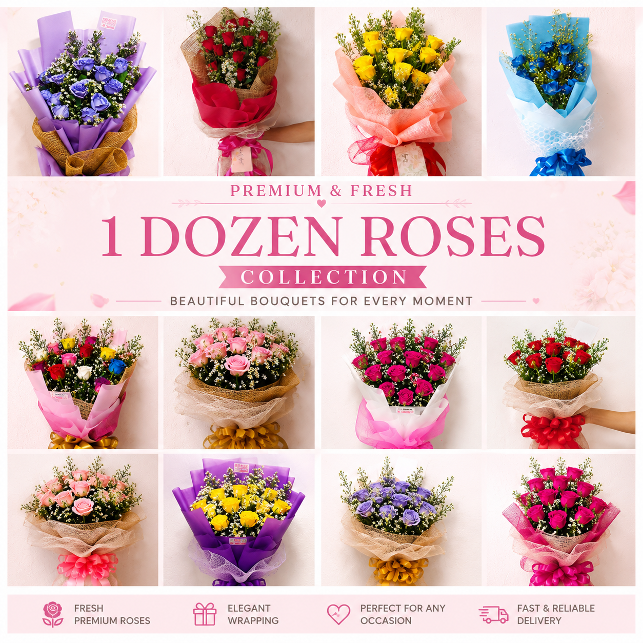 1 Dozen of Roses