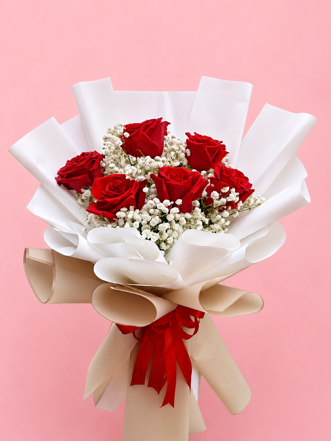 6- 8 Imported Rose Bouquet
