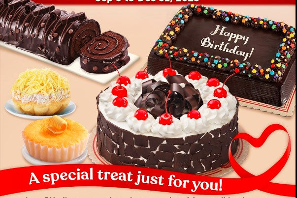 Red Ribbon Cakes